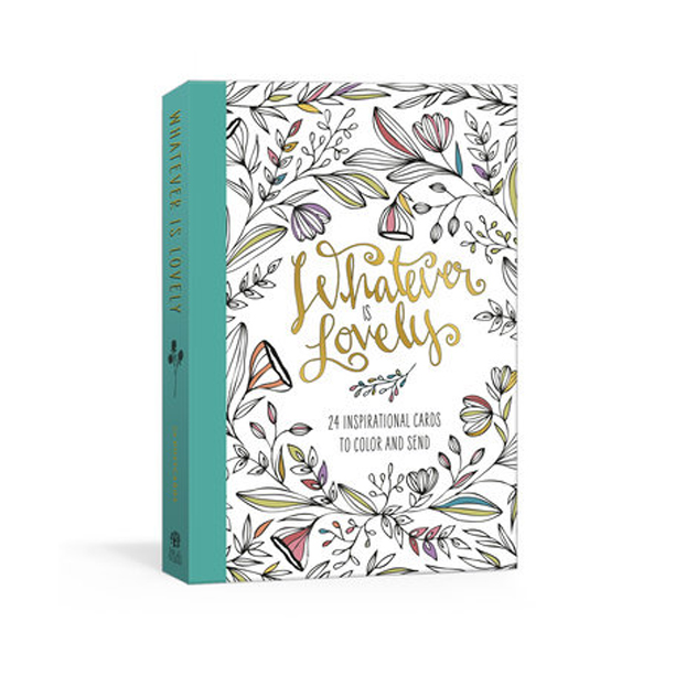 Whatever is Lovely Postcard Book