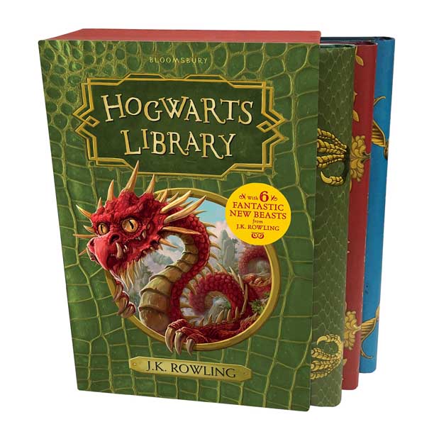 The Hogwarts Library Box Set, 3 Volumes Set (Hard Back)